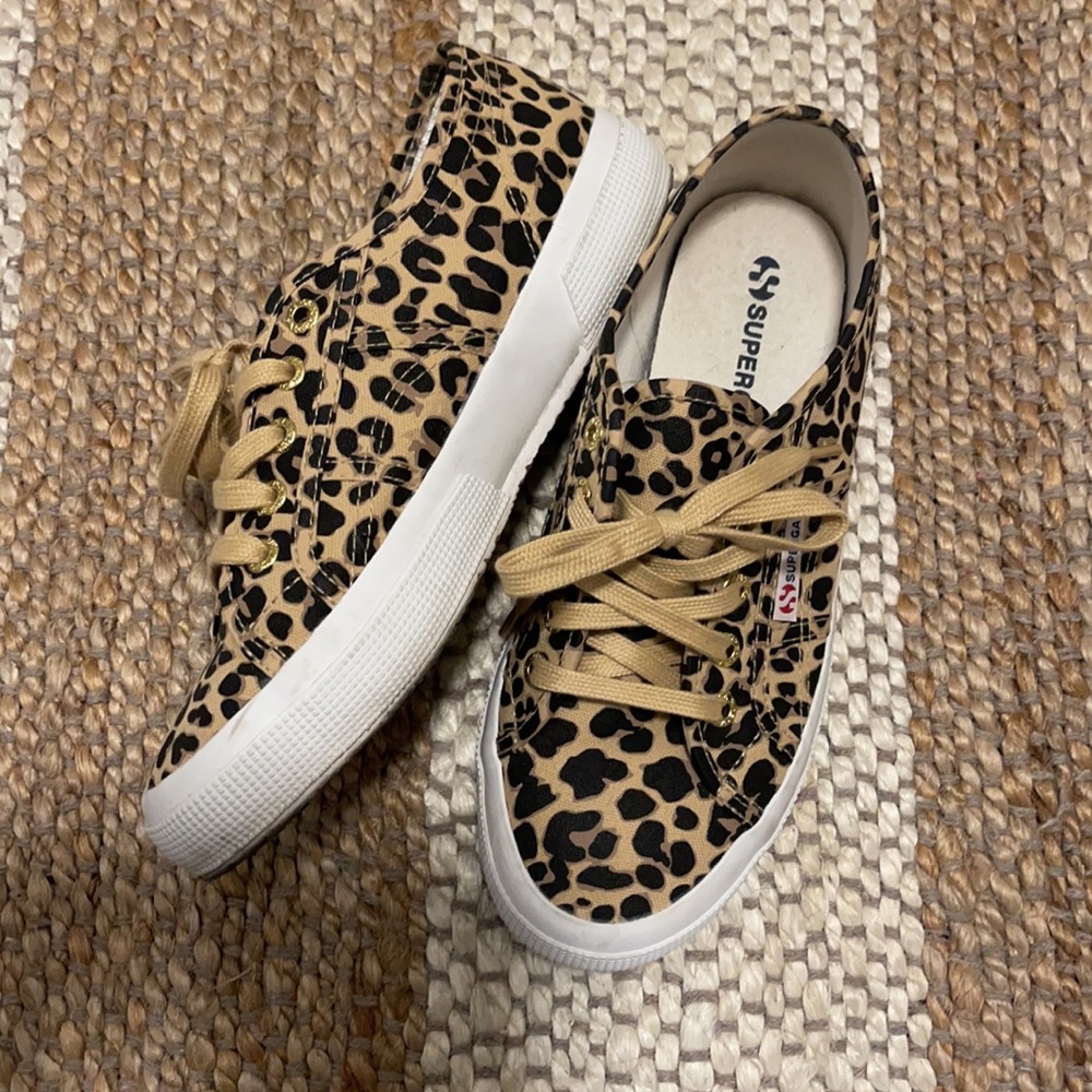 SUPERGA leopard kicks